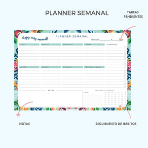 BLOCK PLANNER SEMANAL