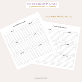 PRODUCTIVITY PLANNER - AGENDA ATEMPORAL - DOTS