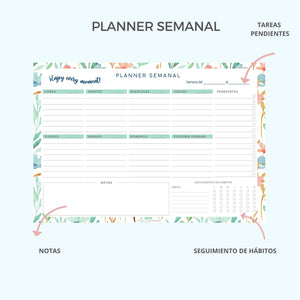 BLOCK PLANNER SEMANAL