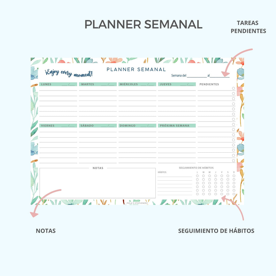 BLOCK PLANNER SEMANAL