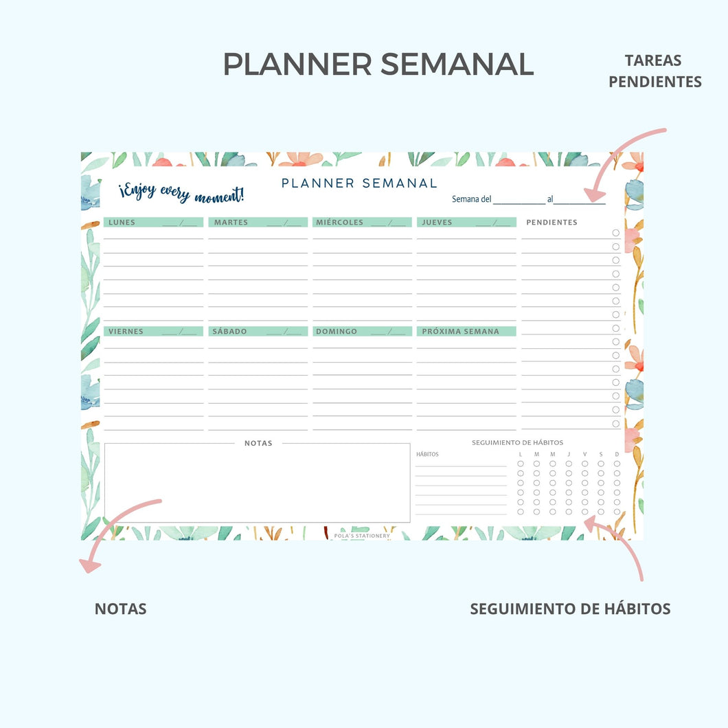 BLOCK PLANNER SEMANAL