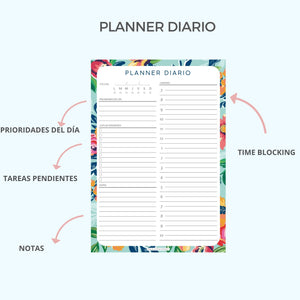 BLOCK PLANNER DIARIO