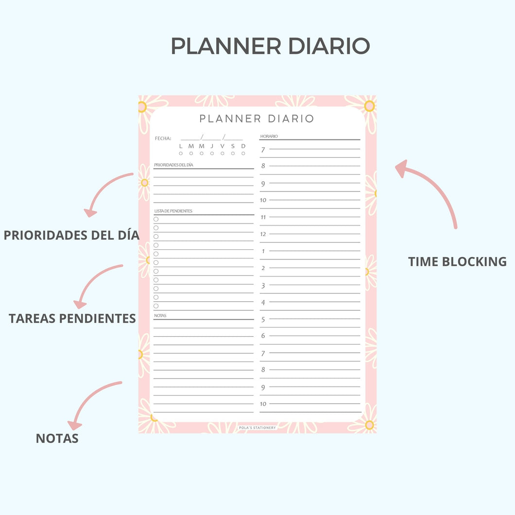 BLOCK PLANNER DIARIO