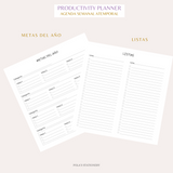 PRODUCTIVITY PLANNER - AGENDA ATEMPORAL - DOTS