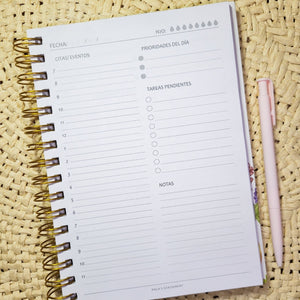 PLANNER DIARIO - Flowers