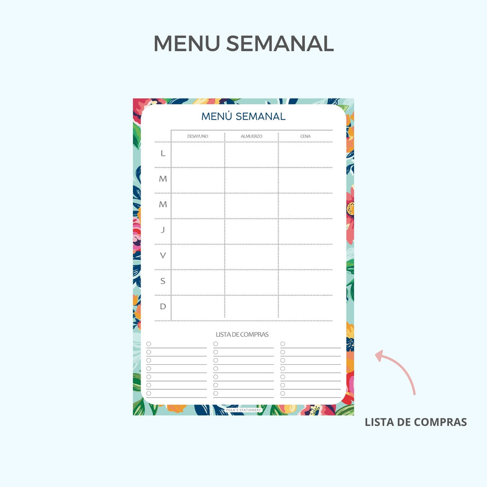 BLOCK MENU SEMANAL