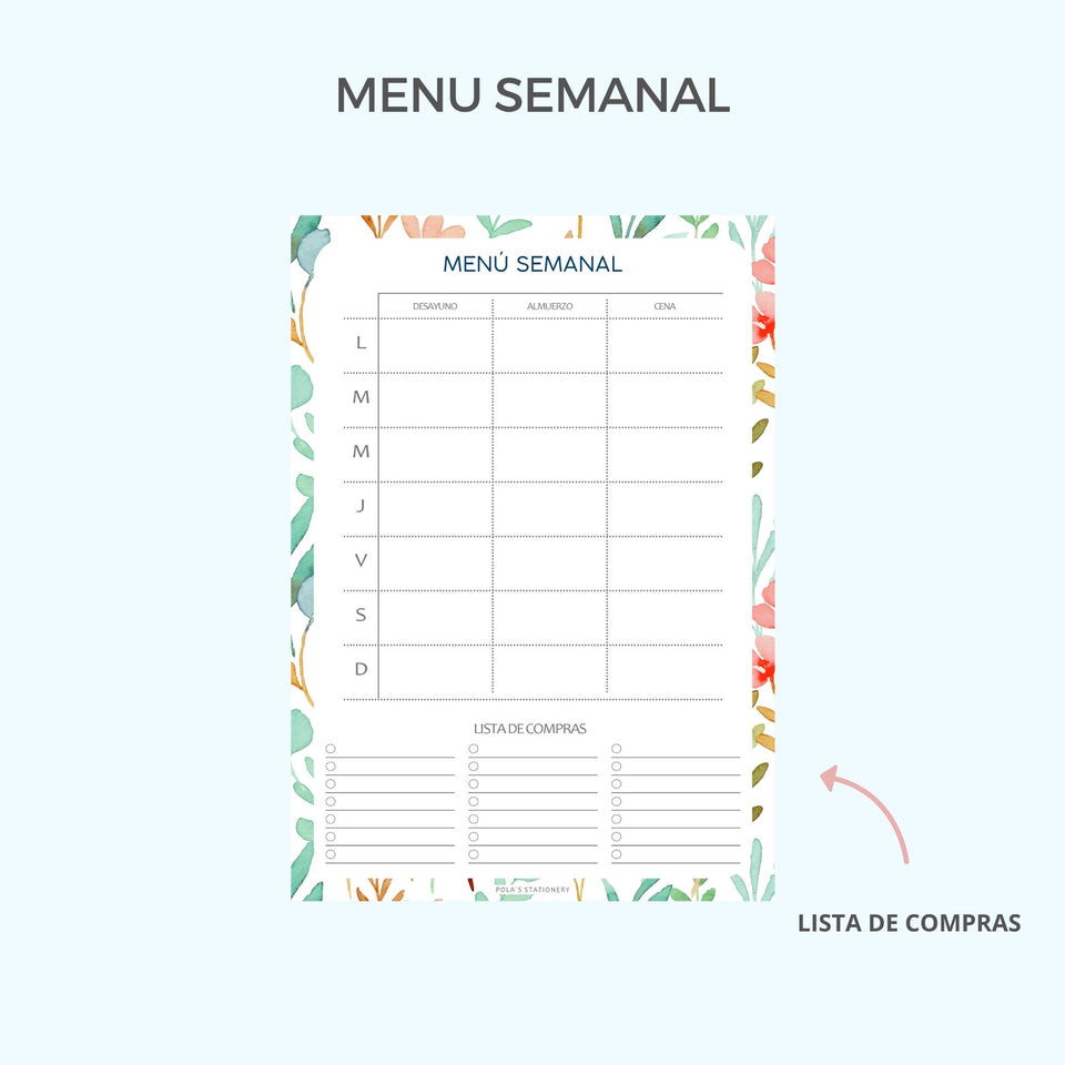 BLOCK MENU SEMANAL