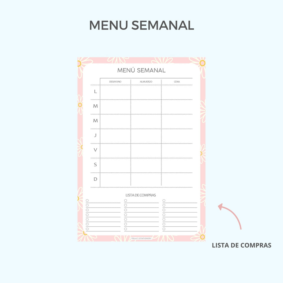 BLOCK MENU SEMANAL