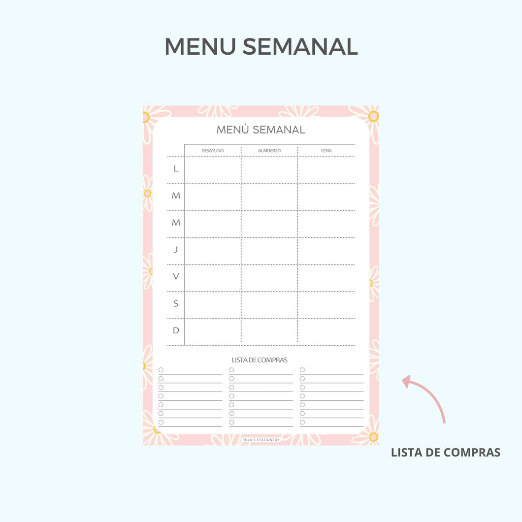 BLOCK MENU SEMANAL
