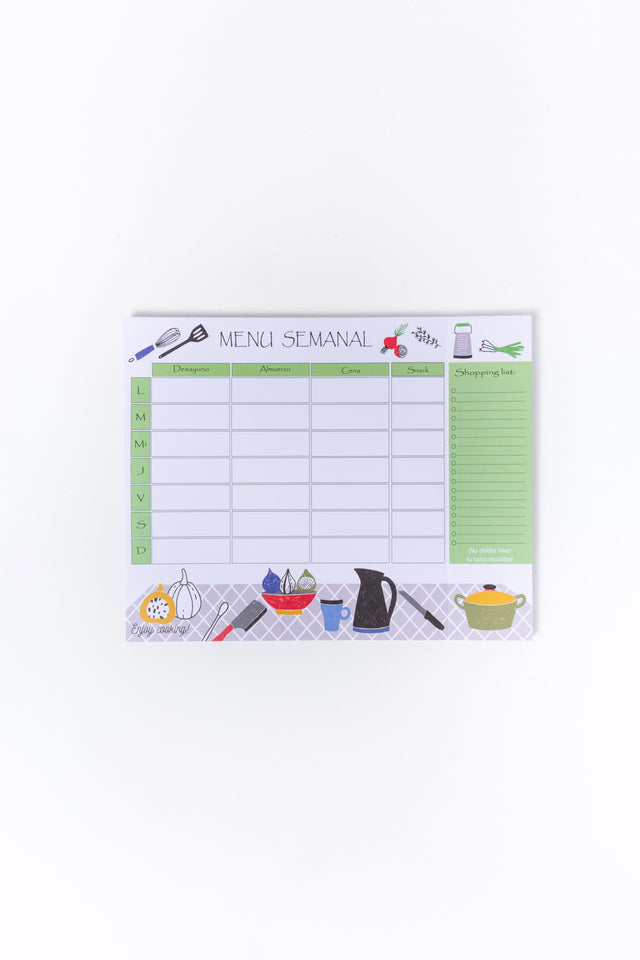 PLANIFICADOR SEMANAL DE COMIDAS