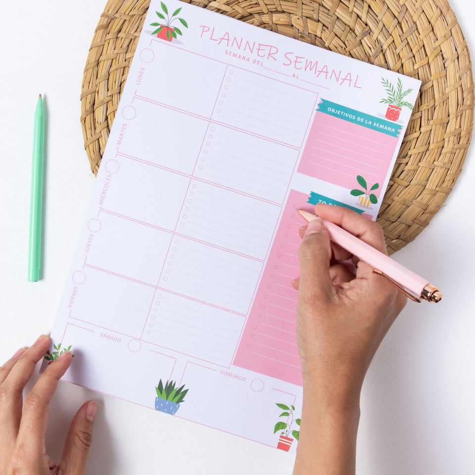 PLANIFICADOR SEMANAL - PLANTS LOVER