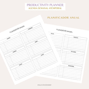 PRODUCTIVITY PLANNER MARMOL