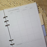 BINDER AGENDA SEMANAL/ DIARIA, CUADERNO, SIN FECHAS