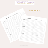 PRODUCTIVITY PLANNER - AGENDA ATEMPORAL - DOTS