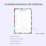 PACK DE 3 PLANNERS- Flowers dark