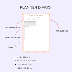 PACK DE 3 PLANNERS - Margarita