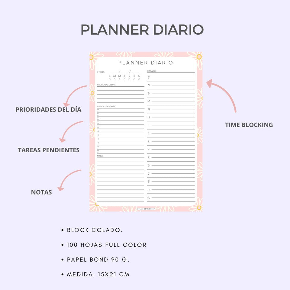 PACK DE 3 PLANNERS - Margarita