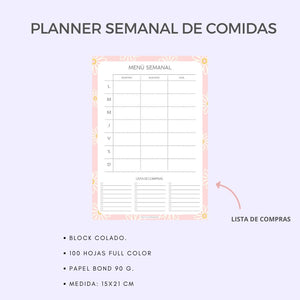 PACK DE 3 PLANNERS - Margarita