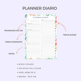 PACK DE 3 PLANNERS - Flowes light
