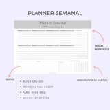 PACK DE 3 PLANNERS - Grey