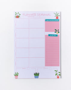 PLANIFICADOR SEMANAL - PLANTS LOVER